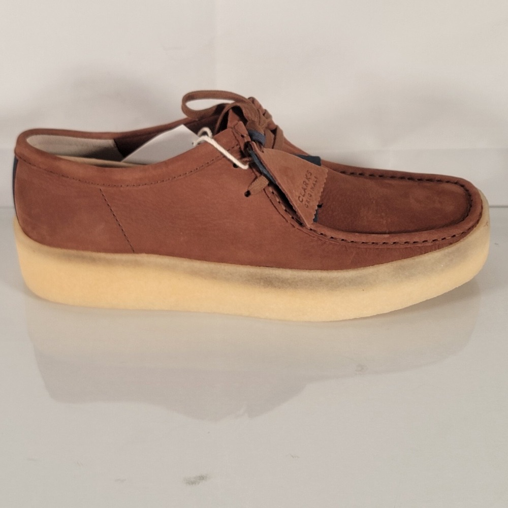 Clarks‎ Mens Shoes Wallabee Cup Tan Nubuck 11.5 26167989 - Picture 3 of 13